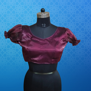 Chemisier en soie cousu pour vêtements indiens - Product Image 5