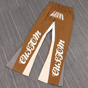 Pantalones Deportivos Casuales para Hombre, de Alta Calidad, Personalizados, con Estampado por Transferencia de Calor, OEM, Unisex, de Felpa Francesa, con Parches, 100% Algodón - Product Image 6