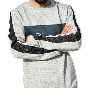 Sudadera de manga larga para hombre de alta calidad con diseño de panel Sudaderas de invierno personalizadas - Product Image 3