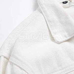 Diseña Tu Propia Chaqueta de Mezclilla para Hombre con Logotipo Frontal en Lona, de Invierno, Alta Calidad, Ligera, de Secado Rápido y Ecológica - Product Image 4