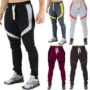 Joggers deportivos de algodón XXL para hombre logotipo personalizado gimnasio sudor entrenamiento pantalones sublimación cantidad estampado Streetwear Casual medio recto - Product Image 4