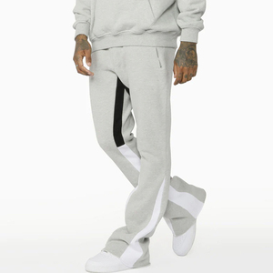 Costume de jogging empilé avec logo personnalisé ensemble de pulls 2 pièces pour hommes survêtements de gym ensembles de pantalons de survêtement en éponge française empilés - Product Image 3