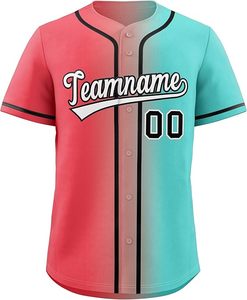 Camiseta de softbol y béisbol para hombre, logotipo bordado, ropa cómoda sublimada para uniforme de equipo - Product Image 2