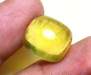 Piedra preciosa de cabujón suelto de berilo dorado Natural, gemas de berilo con forma de cojín, piedra pulida suave para joyería - Product Image 4