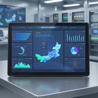 Computadora Industrial de Automatización HMI con Pantalla Táctil Capacitiva Integrada de Aleación de Aluminio Resistente sin Ventilador de 15.6 Pulgadas con Sistema Operativo Linux y Windows 11 de IEEKER