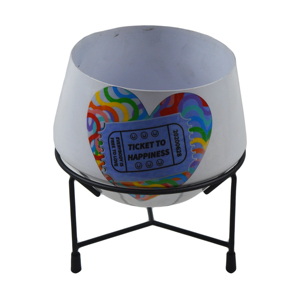 Accessoires arc-en-ciel de bonne qualité sur le thème LGBTQ Pots de fleurs et jardinières de couleurs multiples pour la décoration de la maison et du jardin - Product Image 2