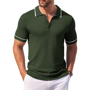 Polos de golf pour hommes Chemise à col à manches courtes à séchage rapide Slim Man T-shirt Polo Summer Casual Styling - Product Image 1