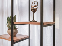 Vitrina de Madera de Teca Sólida para Almacenamiento, Muebles Comerciales para Restaurantes, Hoteles, Villas, Resorts, Cafés, Hostelería, Venta al Por Mayor