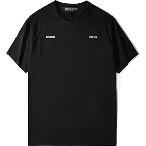 T-shirt de haute qualité à épaules tombantes pour hommes logo d'impression personnalisé pour hommes t-shirt imprimé uni prix de gros du Bangladesh - Product Image 3