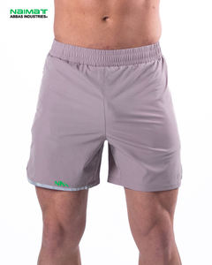 Pantalones Cortos Deportivos de Gimnasio para Hombre, Personalizados, de Verano, de Spandex/Poliéster, con Cintura Elástica, Secado Rápido, Servicio OEM - Product Image 1