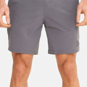 Meilleur fournisseur nouveau solide avant Logo personnalisable hommes été haute rue Style respirant taille élastique Cargo Shorts 2025 - Product Image 3