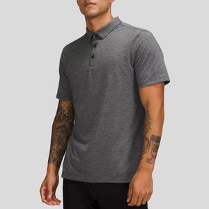 Nueva ropa deportiva con logotipo bordado personalizado para camiseta de Polo Unisex que absorbe la humedad Plain Golf para Polo con ajuste sólido para hombres - Product Image 2