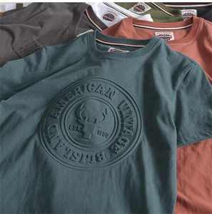 Camiseta de algodón 100% con logotipo personalizado, camiseta de invierno con cremallera para hombre con estampado en relieve 3D de alta calidad en tallas XS a 6XL - Product Image 4