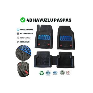 Toyota Avensis berlina 2005 4d piscina universale nuova generazione Pro tappetino nero-blu