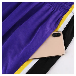 Short de basket-ball de football pour hommes Nouveau pantalon de survêtement d'entraînement Patchwork Design Respirant Gym Outdoor Fitness Practice Sublimation - Product Image 3