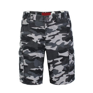 Pantalones cortos de camuflaje con seis bolsillos para hombre, pantalones cortos Cargo de verano, transpirables, de algodón sólido, hasta la rodilla, pantalones cortos Cargo para hombre - Product Image 3