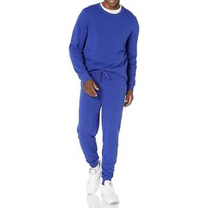 ชุดกีฬากางเกงขาสั้นฤดูร้อนของผู้ชายเสื้อยืดเทอร์รี่กางเกงขาสั้นสเวตเตอร์ชุดวอร์มลำลองสำหรับ100% เสื้อยืดผ้าฝ้ายพร้อมกางเกงขาสั้นชุดเสื้อผ้าแฝด - Product Image 1