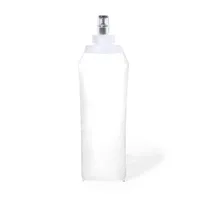 Bouteille d'eau pliable personnalisée en plastique réutilisable avec bouchon à boire directement, design minimaliste pour le camping et les activités de plein air