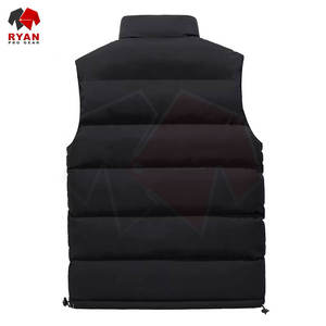 Chaleco Acolchado de Invierno para Hombre, Logotipo Personalizado, Ropa Exterior sin Mangas Aislada, Fabricación OEM y ODM - Product Image 5