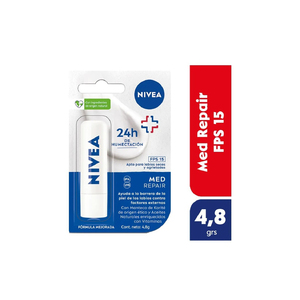 Fórmula Reparadora de Inspiración Médica para Labios Suaves, Bálsamo Labial Nivea Med Repair, Labios Suaves y Saludables - Product Image 4