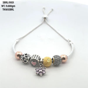 Christmas Gift 925 Sterling <b>Silver</b> <b>Bracelets</b> for Women DIY <b>Silver</b> Heart <b>Charm</b> Ladies Chain Design Adjustable Friendship <b>Bracelet</b> - Product Image 5