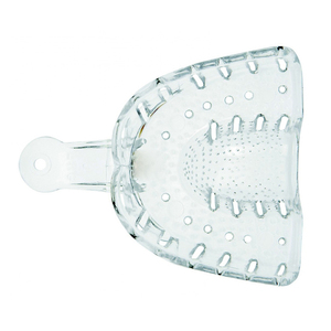 Les plateaux dentaires manuels professionnels d'empreinte autoclave l'acier inoxydable de catégorie chirurgicale conçoivent le CE léger certifié - Product Image 3