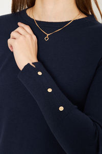 เสื้อถักแขนยาวคอลูกเรือสำหรับผู้หญิงเสื้อผ้าสำหรับฤดูใบไม้ร่วงและฤดูหนาว - Product Image 5