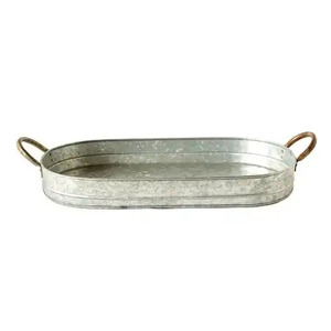 Plateau Moderne Rond Éblouissant Plaqué Oxydation, Unique pour Service de Table de Mariage, Assiette et Plat de Cuisine - Product Image 3