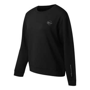 Sudadera con Capucha Erke para Mujer, Transpirable, Bordada, Estilo Urbano, Color Negro, Talla Única, para Otoño e Invierno - Product Image 1