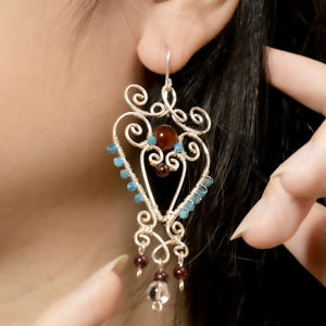 Pendientes de Mariposa Grandes al por Mayor de beGems para Mujer, Joyería de Diseño Audaz - Product Image 4