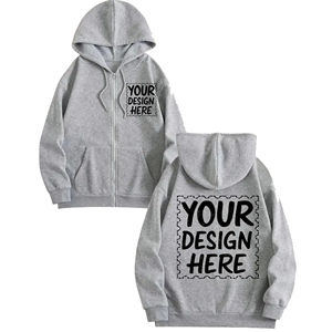 Sudadera básica de lana sólida transpirable para mujer, sudadera de manga larga con bolsillo de canguro y hombros caídos, sudadera holgada para otoño - Product Image 1