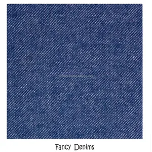 Fabric for Jean Dress dark indigo colour width 150cm satin weave with 77% cotton 21% polyester 2% spandex