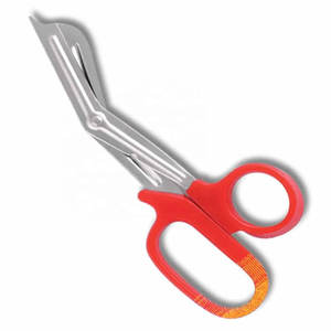 Ciseaux de traumatologie EMT noirs de haute qualité, manche en plastique polyvalent, outil de formation pour maquillage permanent CREATIVE SURGICAL CS-TS-001 - Product Image 3