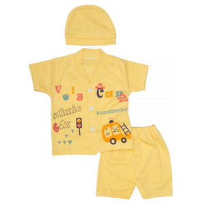 Trajes de 3 Piezas para Bebés Recién Nacidos - Amarillo - Product Image 4