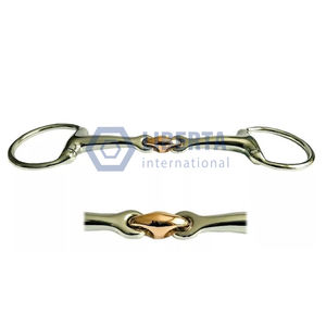 Liberta International Eggbutt Cheval Bit Acier Inoxydable Cuivre Losange Double Articulé Différentes Tailles Maréchal Outils Réutilisables - Product Image 4