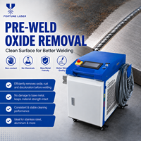 Machine de décapage d'oxyde au laser CW pour la préparation des surfaces avant soudage, nettoyage industriel de l'acier, de l'aluminium et des métaux inoxydables