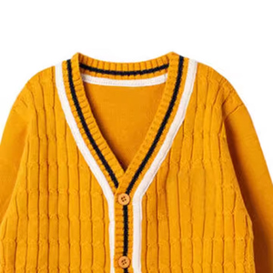 Cárdigan de punto para hombre, suéter personalizado de invierno, informal, holgado, con botones, prendas de punto suaves, prendas de vestir exteriores de moda, logotipo frontal antiretráctil - Product Image 2