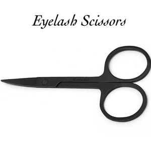 Professional Stainless Steel Eyebrow and Eyelash <b>Scissors</b> Custom Logo Manicure Tool With Curved Tip for <b>Makeup</b> Professionals - Product Image 4