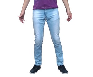Vaqueros de mezclilla rectos para hombre, de algodón transpirable, ecológicos, a la moda, talla grande, diseño personalizado, lavado a la nieve, venta al por mayor - Product Image 5
