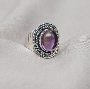 Natural Ametrine 925 Sterling <b>Silver</b> Handmade Purple Yellow Gemstone Minimalist <b>Wedding</b> <b>Ring</b> <b>for</b> <b>Women</b> - Product Image 3