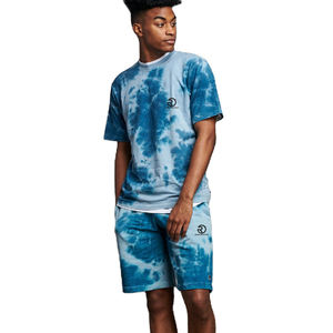Survêtement de sport d'été à manches courtes pour hommes de haute qualité ensembles courts t-shirt et short imprimé personnalisé ensembles jumeaux pour hommes - Product Image 2