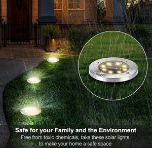 Hybec 1 Wát IP65 nhôm mặt đất năng lượng mặt trời ánh sáng sân vườn ngoài trời <span class=keywords><strong>LED</strong></span> Đèn sân khấu cho con đường ruộng bậc thang và khu vực cảnh quan - Product Image 6