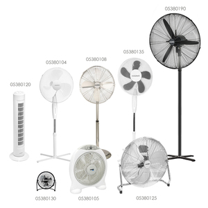 Pedestal Fan O/ 65 x 200 cm. Black Color 190 W. - Product Image 4