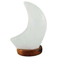 Mini Moon USB Lámpara decorativa de sal rosa del Himalaya Producto artesanal natural ecológico - Product Image 4