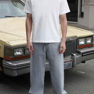 High Street Material transpirable Hecho Hombres Pantalones de mezclilla de gran tamaño Tarifa al por mayor Pantalones de mezclilla de gran tamaño de alta calidad para hombres - Product Image 6