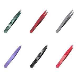 Pinzas para Cejas de Acero Inoxidable con Punta Inclinada, Ecológicas, Reutilizables, Cómodas, para Mujeres y Hombres - Product Image 6