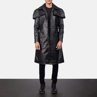 2025 luxe en cuir manteau pardessus haute qualité qualité personnalisé Plaid pour hommes mode veste décontractée hommes en peau de mouton Long cuir manteau