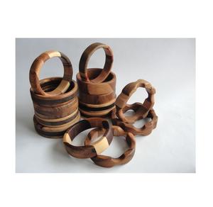 Lightweight Artisan Made Waterproof Wooden Bangles Fine Smooth Polish Customizable Traditional Women Ethnic Jewelry for Daily - Product Image 3