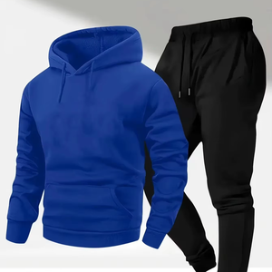 ชุดวอร์มเสื้อสวมหัวแบบมีฮู้ดใส่ได้ทั้งชายและหญิงชุดกีฬาแฟชั่นชุดกีฬาเสื้อสเวตเชิ้ตและกางเกงลำลองสำหรับฤดูใบไม้ร่วงและฤดูหนาว - Product Image 1