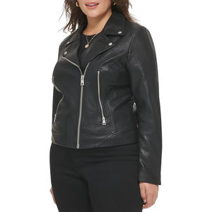 Tendance Femme Varsity Veste Femme Le Classique Faux Cuir Moto Veste Respirante Femme En Cuir Racer Veste Streetwear Look - Product Image 5